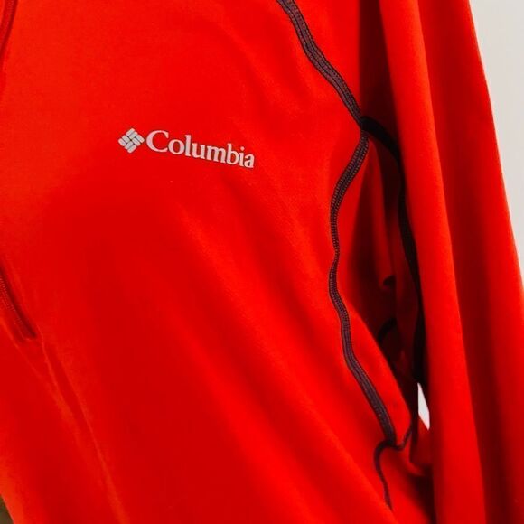COLUMBIA Mens Orange Half Zip
Performance Omni Heat Midweight
Baselayer Large - Picture 6 of 9